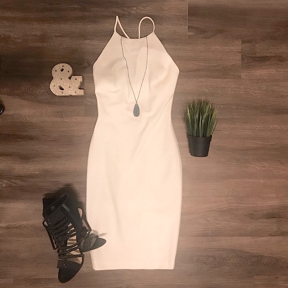 Bless'ed Are the Meek Ivory Fire MIDI Dress - Picture 3 of 12